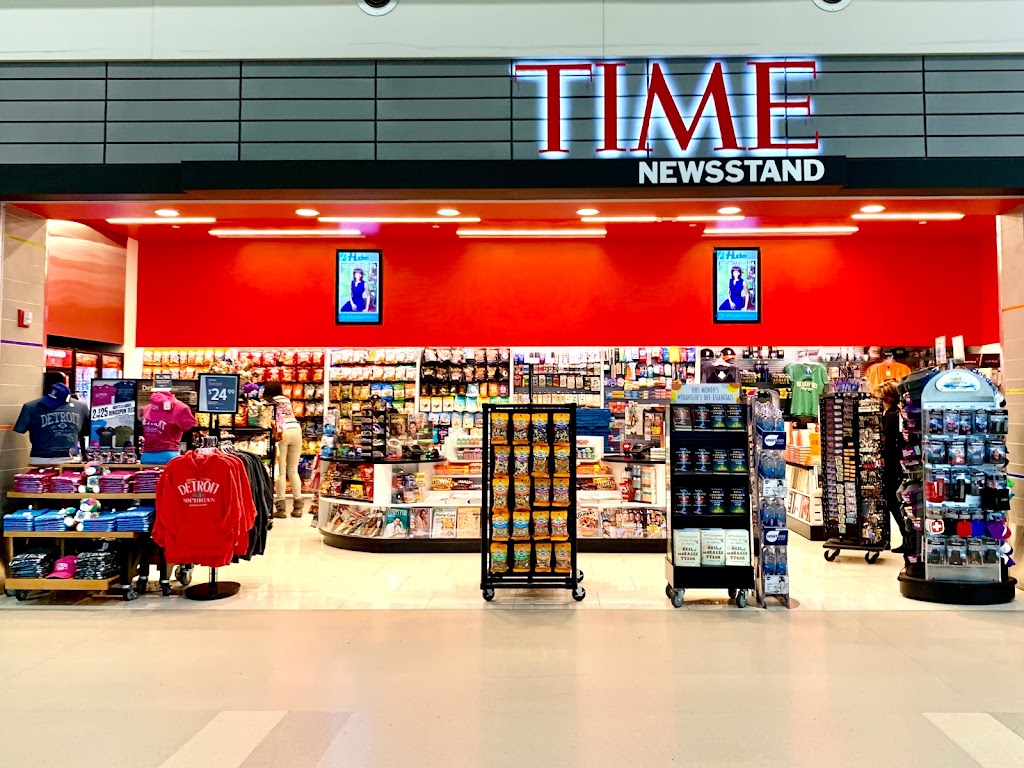 Time (Magazine) Newsstand | McNamara Terminal, Near Gate A45, Worldgateway Pl, Detroit, MI 48242, USA | Phone: (734) 941-4092