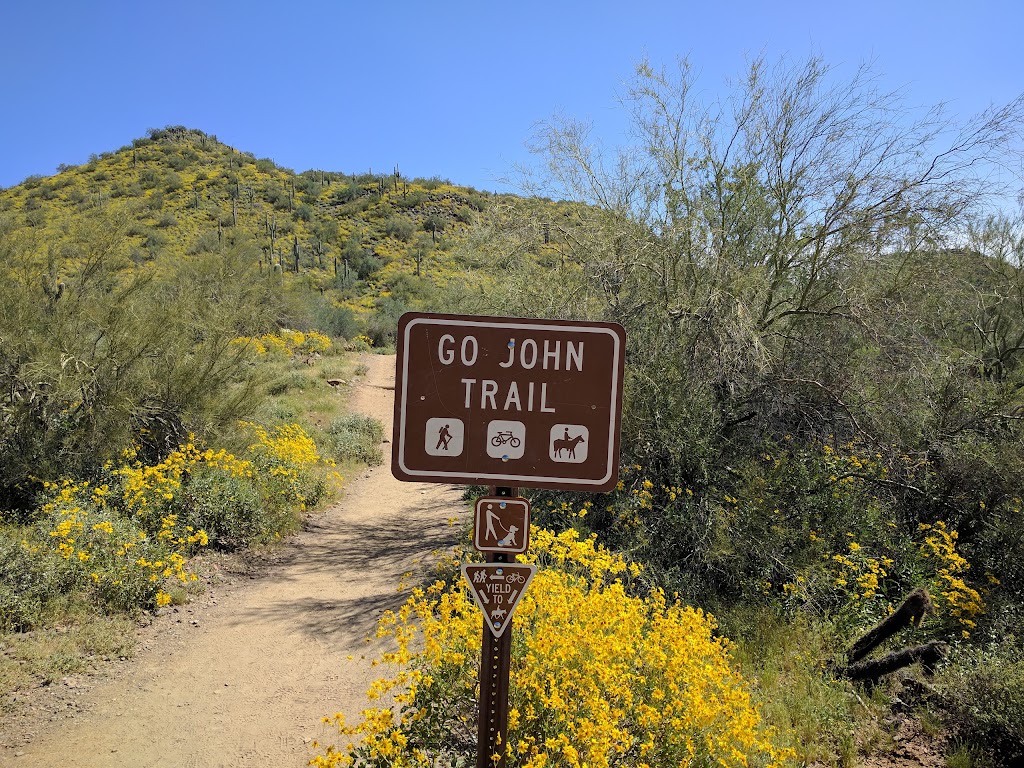 Go John Trail Trailhead Parking | Go John Trail, Cave Creek, AZ 85331, USA | Phone: (623) 465-0431