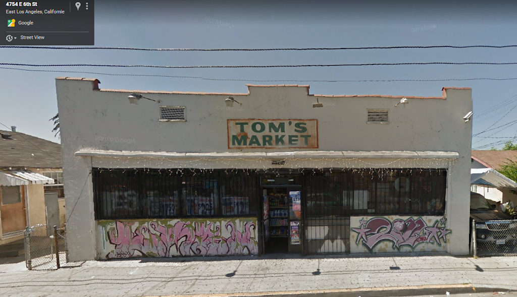 Toms Market | 4754 E 6th St, Los Angeles, CA 90022, USA | Phone: (323) 263-5316