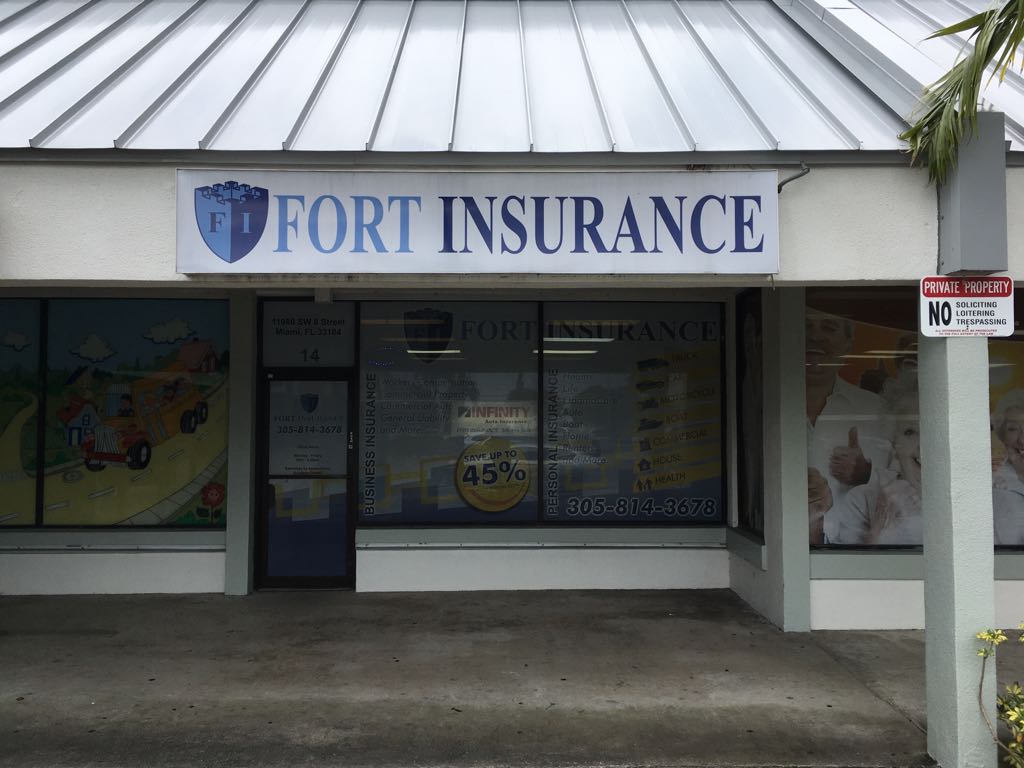 Fort Insurance Inc | 11980 SW 8th St #14, Miami, FL 33184, USA | Phone: (305) 814-3678