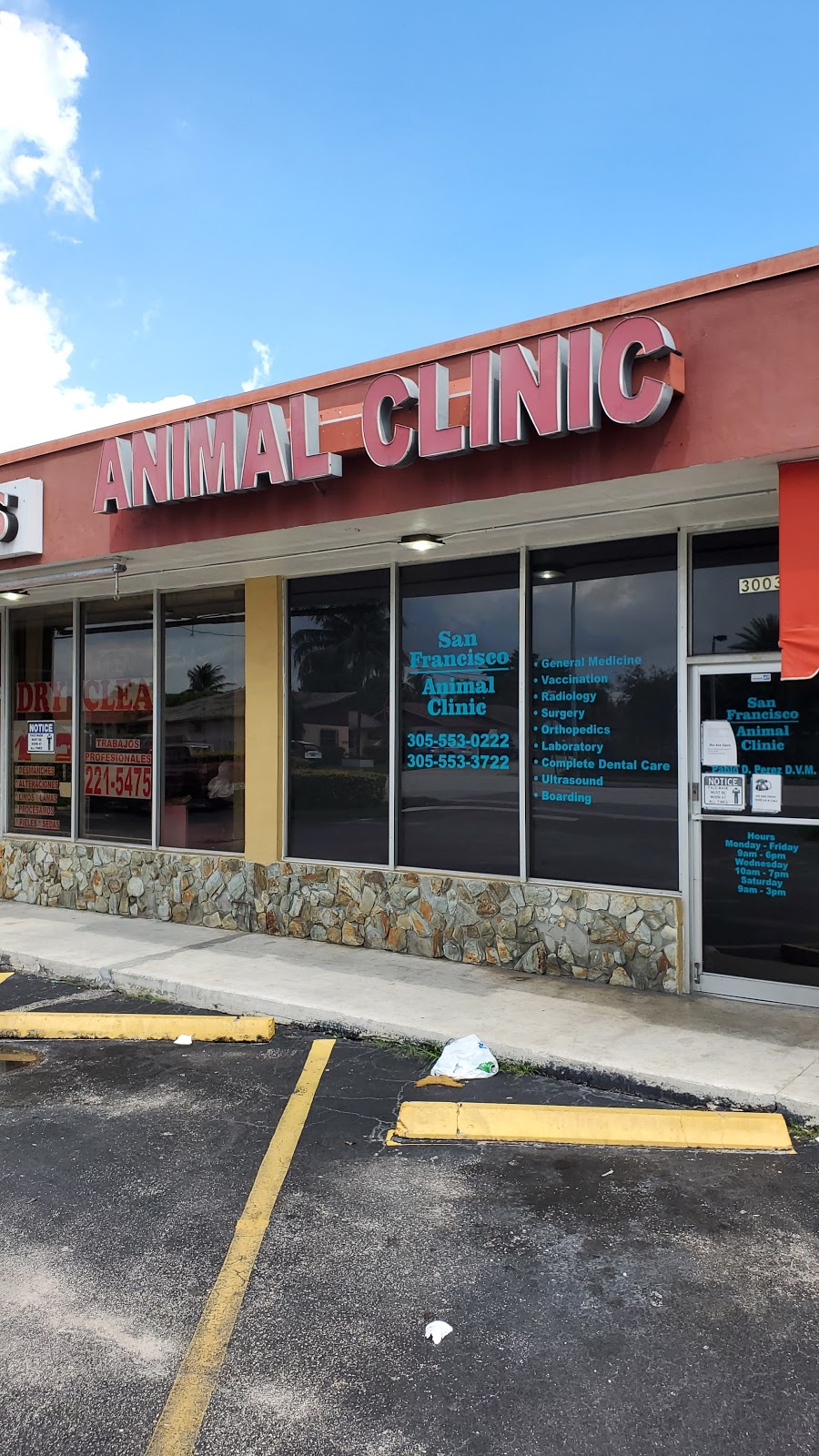 San Francisco Animal Clinic | 3003 SW 107th Ave, Miami, FL 33165, USA | Phone: (305) 553-0222