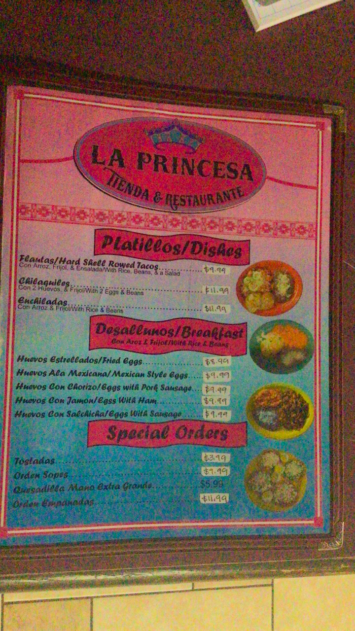 La Princesa Restaurante y Tienda | 20 Thoroughbred Plaza, Winchester, KY 40391, USA | Phone: (859) 644-5153