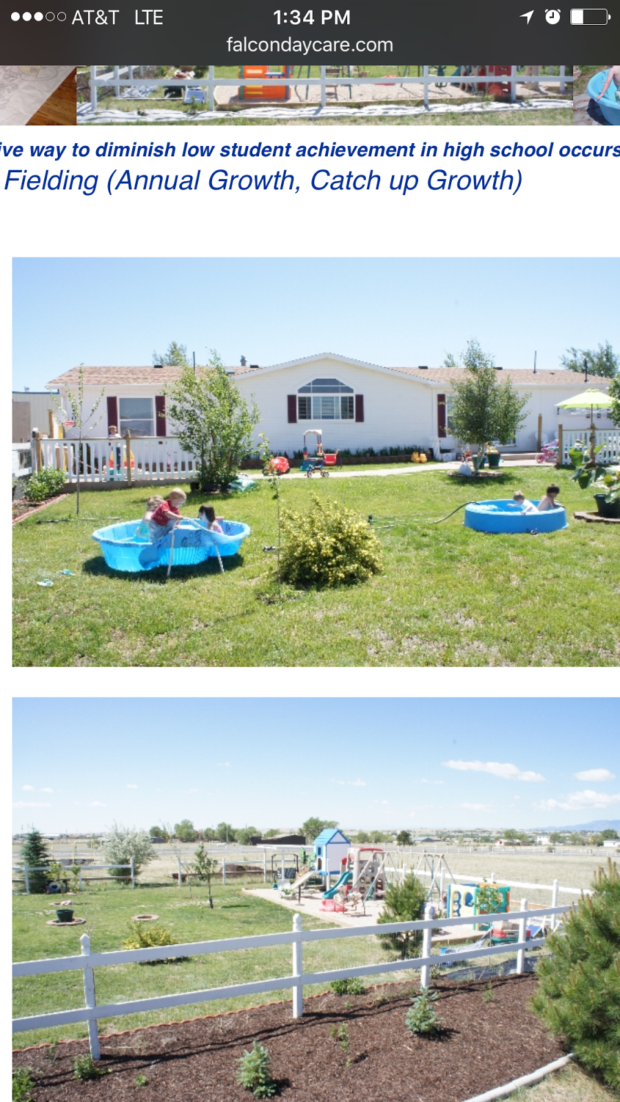 Falcon Day Care | 6505 Connie Lee Ct, Peyton, CO 80831 | Phone: (719) 648-6538