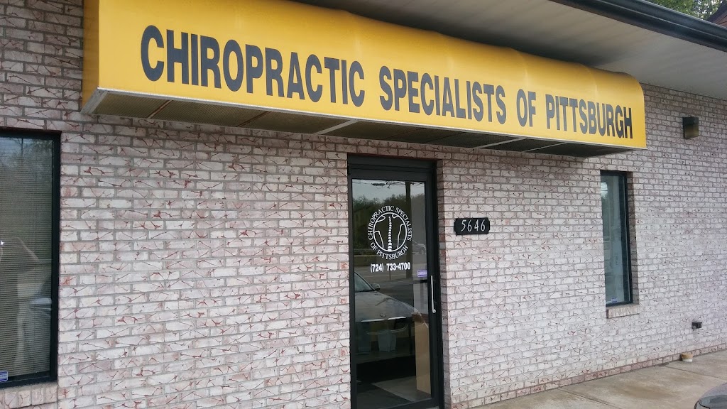 Chiropractic Specialists of Pittsburgh | 5646 William Penn Hwy, Export, PA 15632, USA | Phone: (412) 373-4474