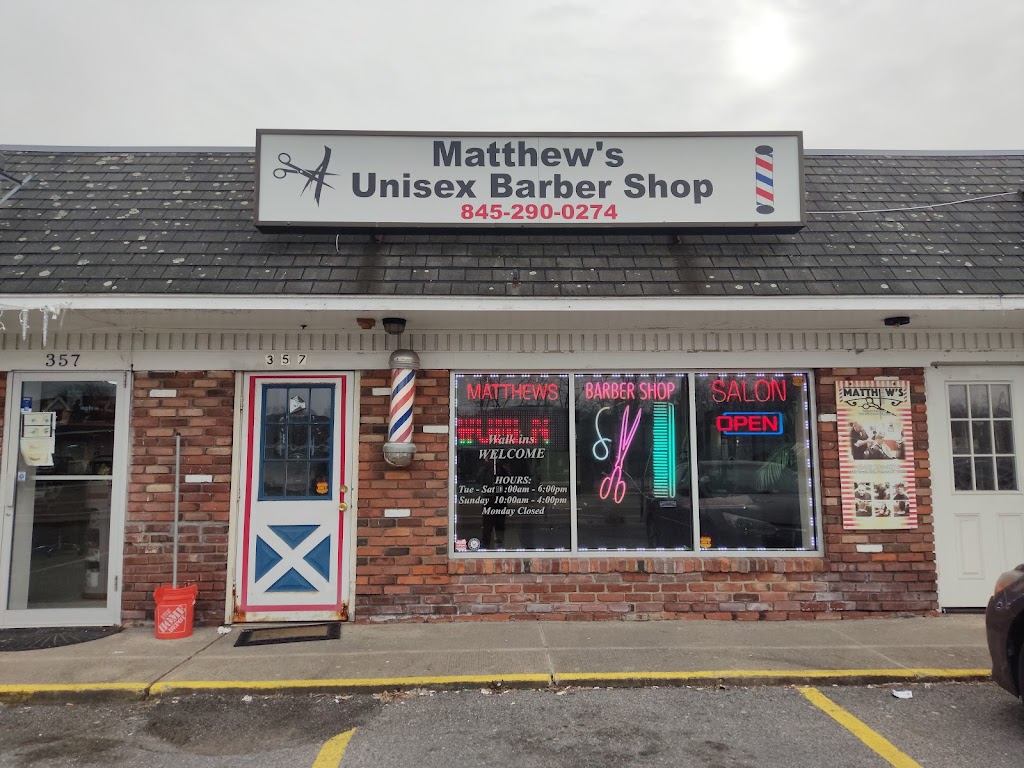 Matthews Unisex Barber Shop Inc | 357 US-202, Pomona, NY 10970, USA | Phone: (845) 290-0274