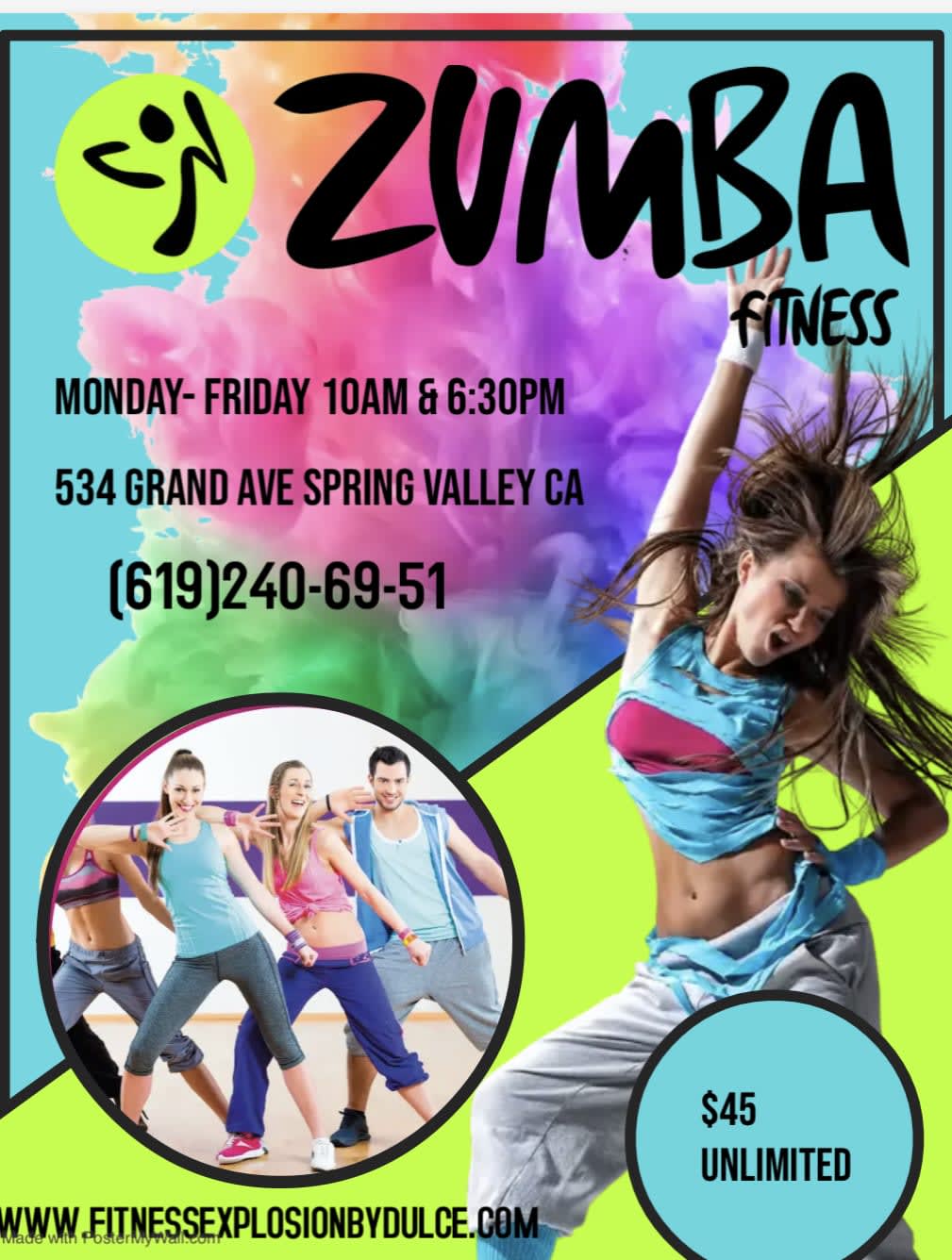 Fitness Explosion By Dulce | 10761 Jamacha Blvd, Spring Valley, CA 91978, USA | Phone: (619) 240-6951