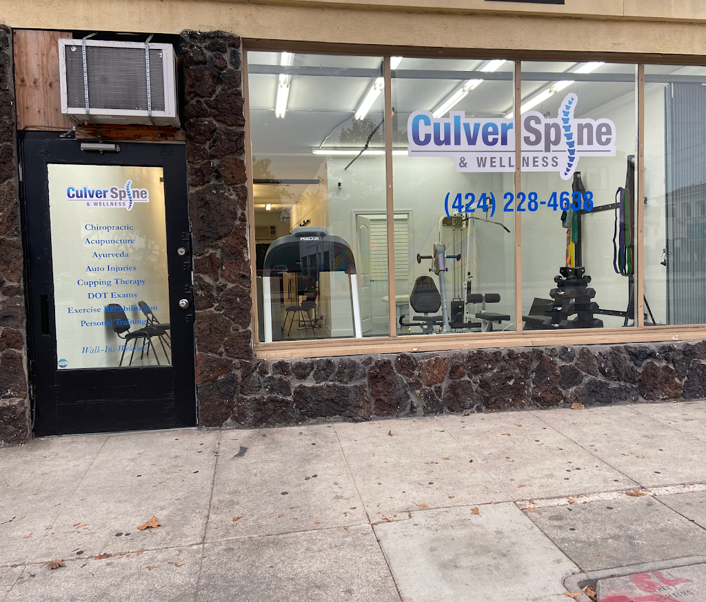 Culver Spine & Wellness | 4323 Sepulveda Blvd, Culver City, CA 90230, USA | Phone: (424) 228-4638