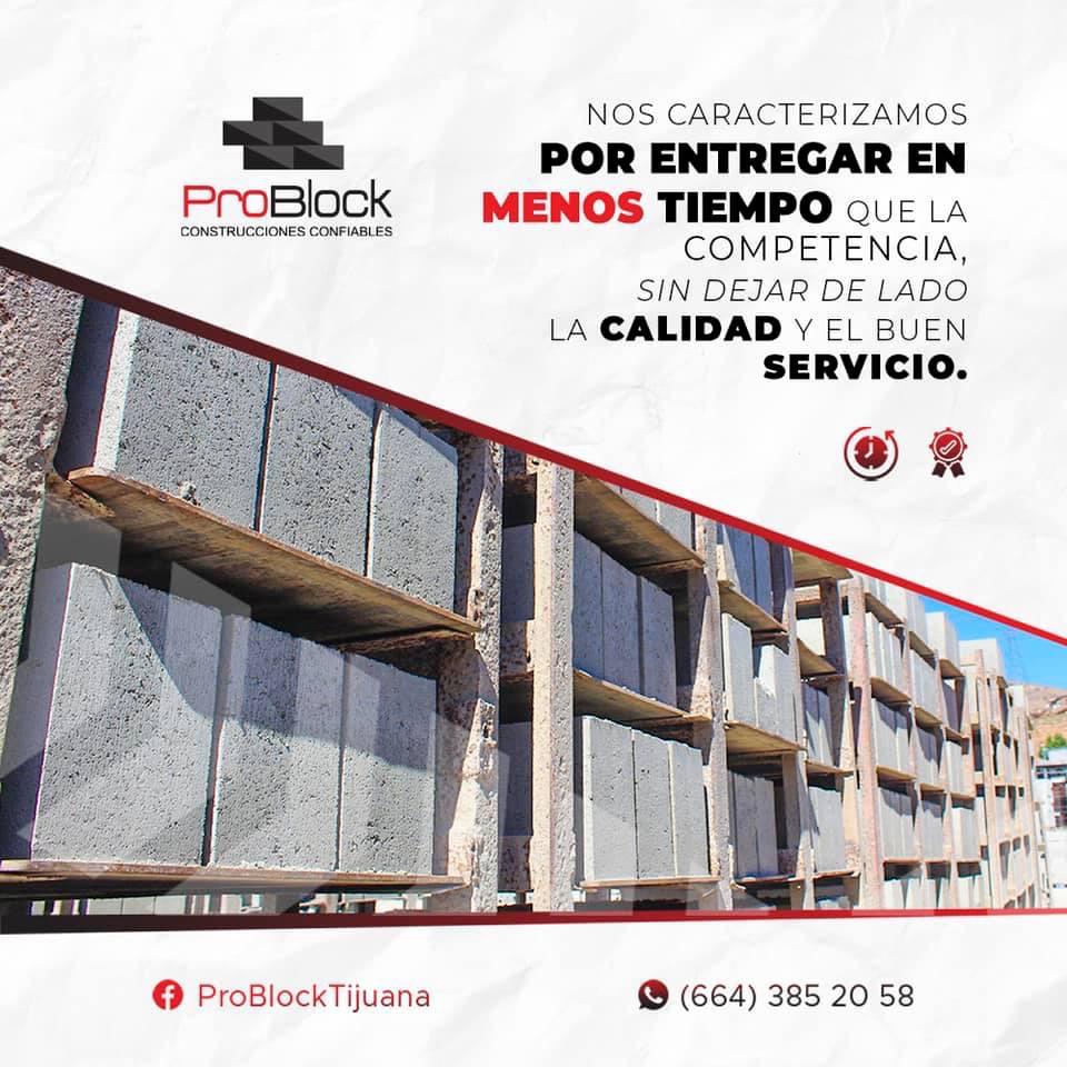 Bloquera problock | Calle andador vecinal lote 577 manzana 3 colonia Valle redondo, 22680 Tijuana, B.C., Mexico | Phone: 664 385 2058