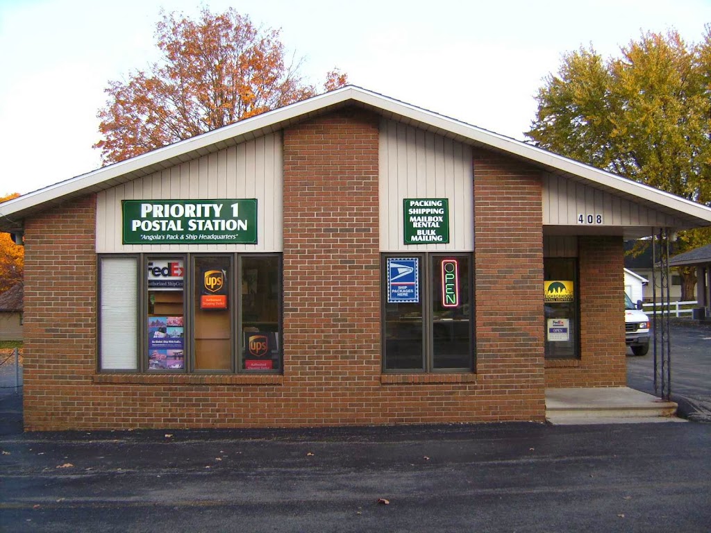 Priority 1 Postal Station Inc | 408 N Wayne St, Angola, IN 46703, USA | Phone: (260) 668-7475