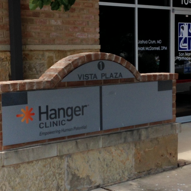 Hanger Clinic: Prosthetics & Orthotics | 1340 Wonder World Dr Building 1, Suite 102, San Marcos, TX 78666, USA | Phone: (512) 754-9928