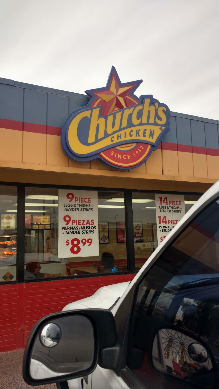 Churchs Texas Chicken | 3350 W Van Buren St, Phoenix, AZ 85009, USA | Phone: (602) 278-8929