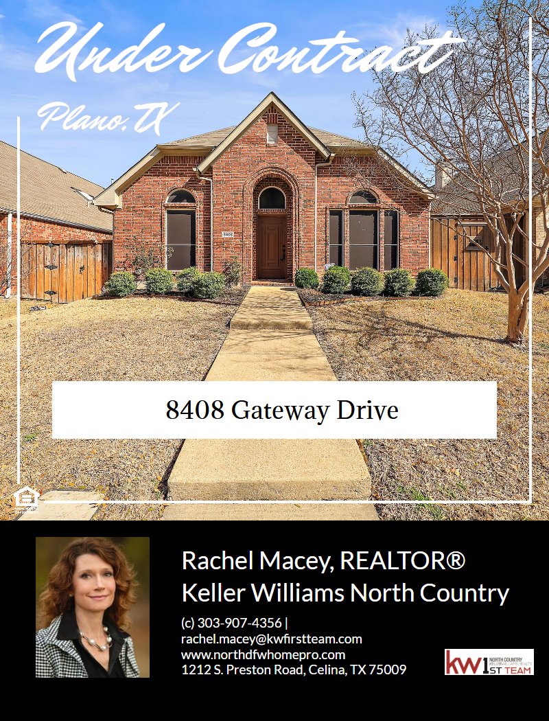 Rachel Macey Keller Williams Realty | 1212 S Preston Rd Ste. 120, Celina, TX 75009, USA | Phone: (303) 907-4356