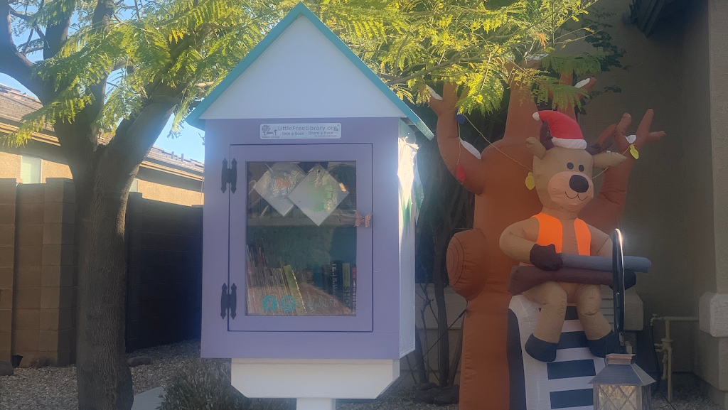 Curly Bs Little Free Library | 18013 W Vogel Ave, Waddell, AZ 85355, USA | Phone: (602) 730-0736