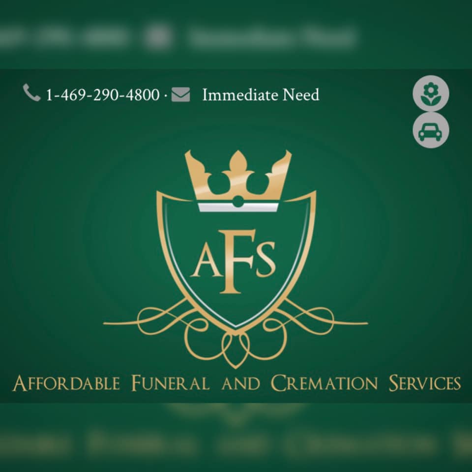 AFS Affordable Funeral and Cremation Services | 2811 Galleria Dr, Arlington, TX 76011, USA | Phone: (469) 290-4800