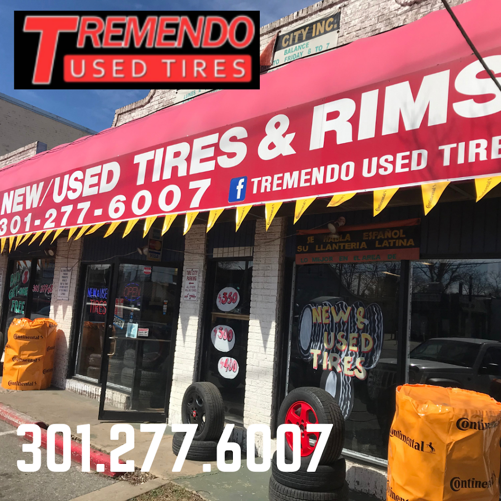 Tremendo Used Tires | 4310 Bladensburg Rd, Brentwood, MD 20722, USA | Phone: (301) 277-6007