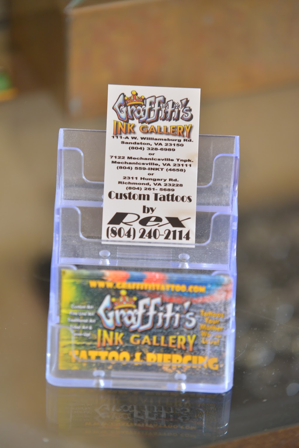 Graffitis Ink Gallery | 7148 Mechanicsville Turnpike, Mechanicsville, VA 23111, USA | Phone: (804) 559-4658