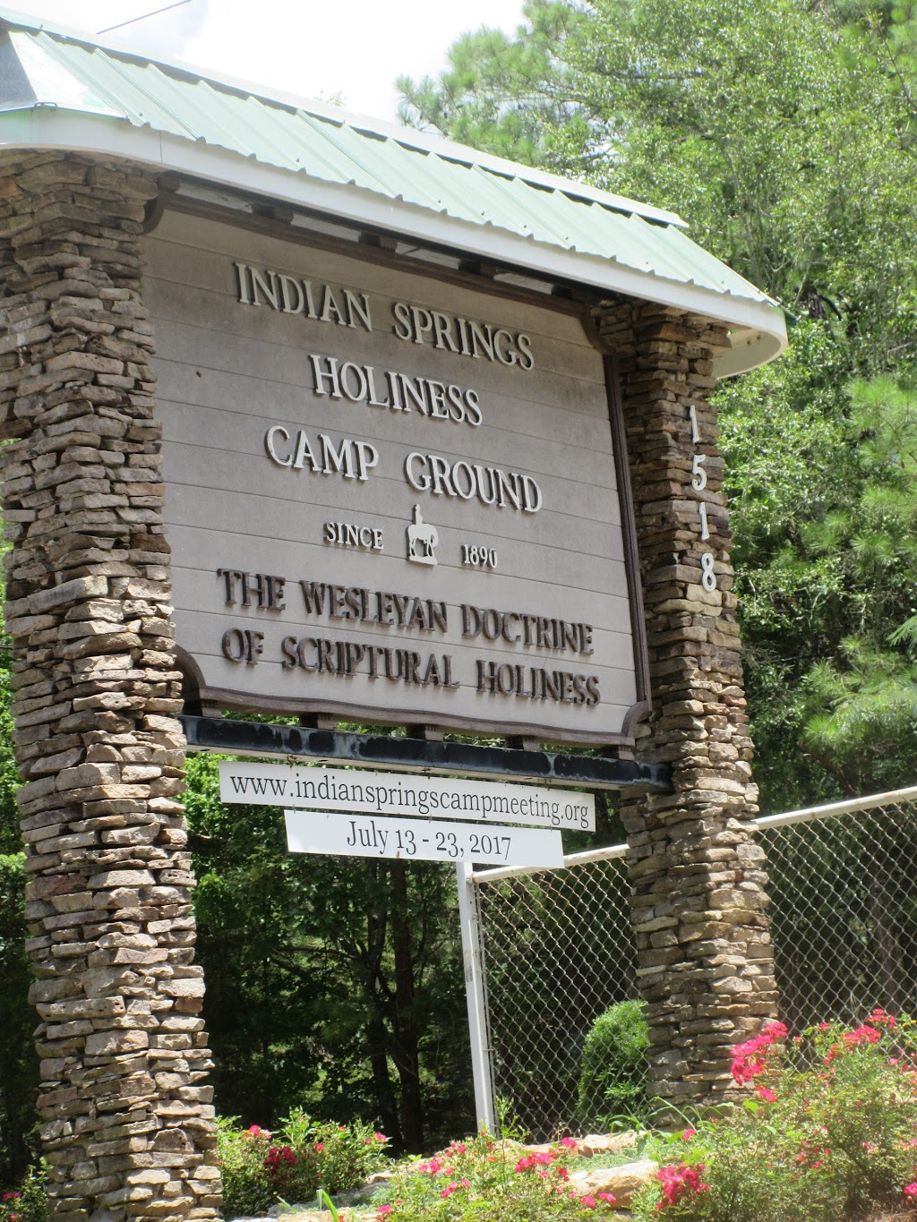 Indian Springs Holiness Camp Grounds | 1518 GA-42 #103, Flovilla, GA 30216, USA | Phone: (770) 775-3949