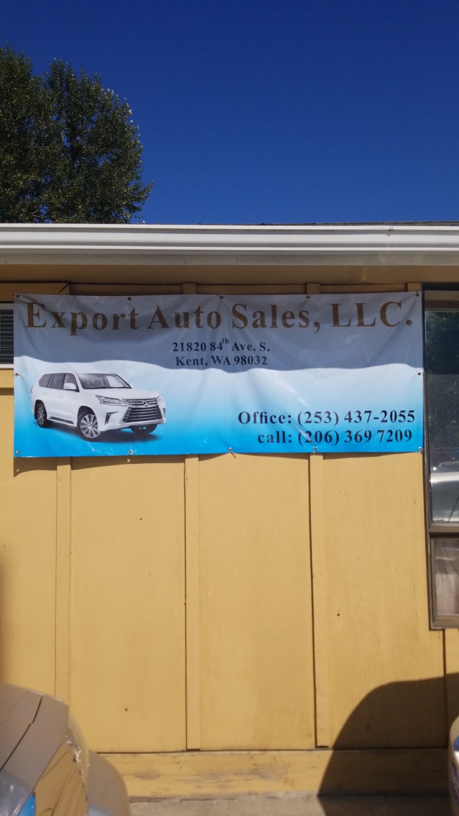 Export Auto Sales | 21820 84th Ave S, Kent, WA 98032, USA | Phone: (253) 437-2055