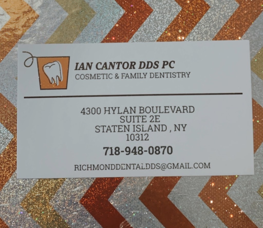 IAN CANTOR, DDS | 4300 Hylan Blvd, Staten Island, NY 10312, USA | Phone: (718) 948-0870