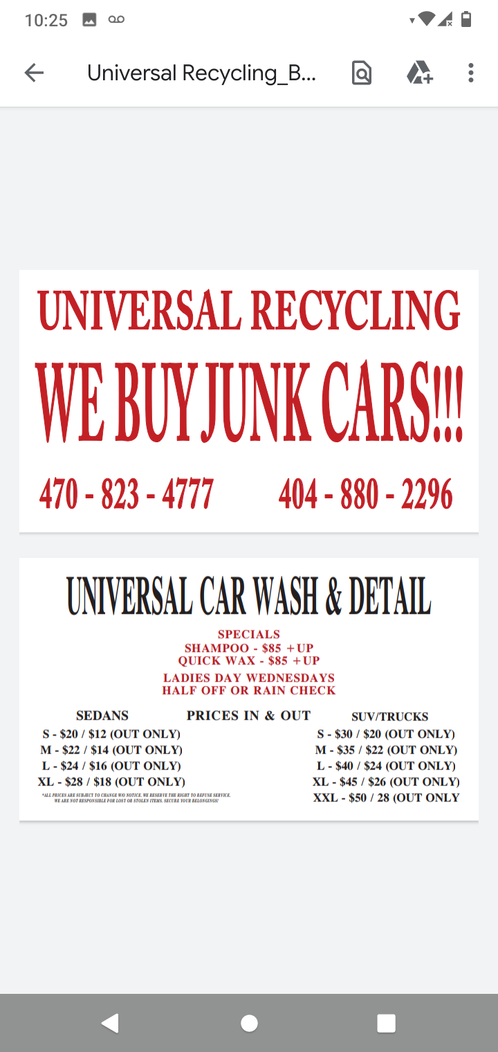 Universal Car Wash & Detail | 3918 Covington Hwy, Decatur, GA 30032, USA | Phone: (470) 823-4777