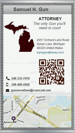 Samuel H Gun Law Office | 2057 Orchard Lake Rd, Sylvan Lake, MI 48320, USA | Phone: (248) 335-7970