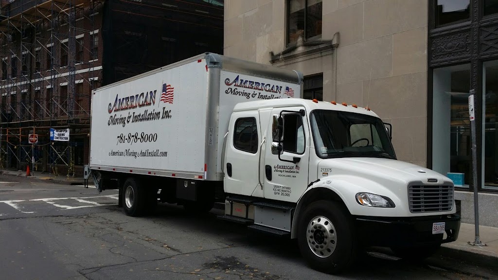 American Moving & Installation Inc. | 100 Wearguard Dr, Hanover, MA 02339, USA | Phone: (781) 878-8000