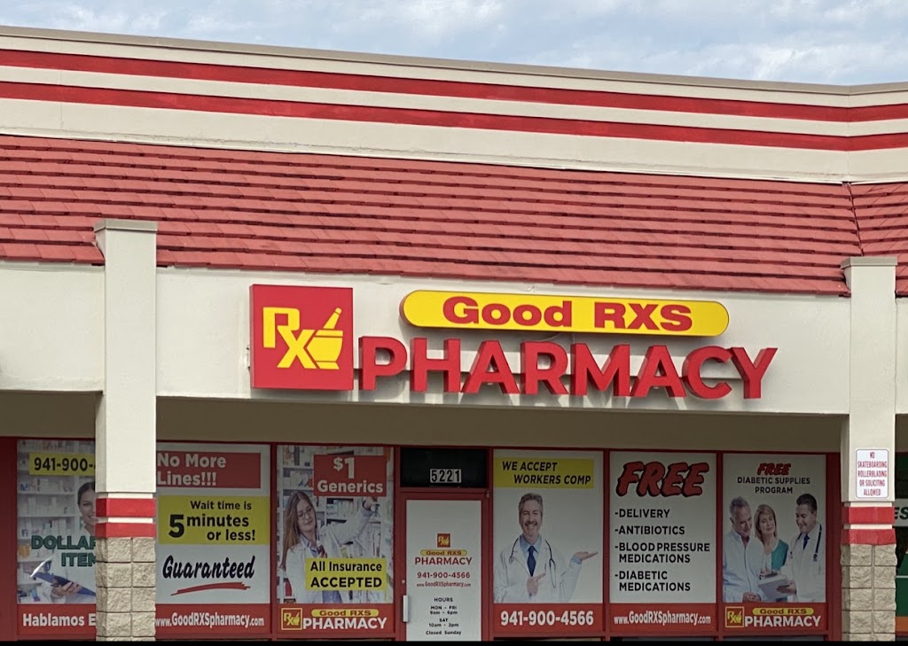 GOOD RXS Pharmacy | 5221 33rd St E, Bradenton, FL 34203, USA | Phone: (941) 900-4566