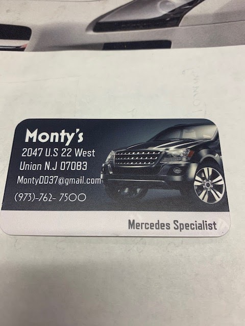 Montys German Auto | 2047 US-22, Union, NJ 07083, USA | Phone: (973) 762-7500