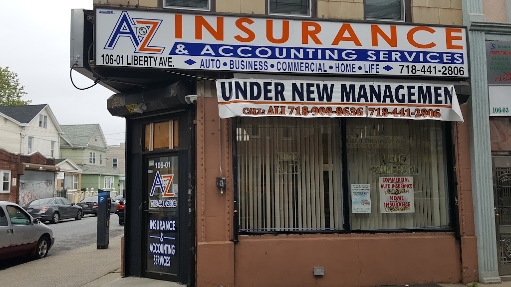 A to Z Insurance Services Inc | 106-1 Liberty Ave, Ozone Park, NY 11417, USA | Phone: (718) 441-2806