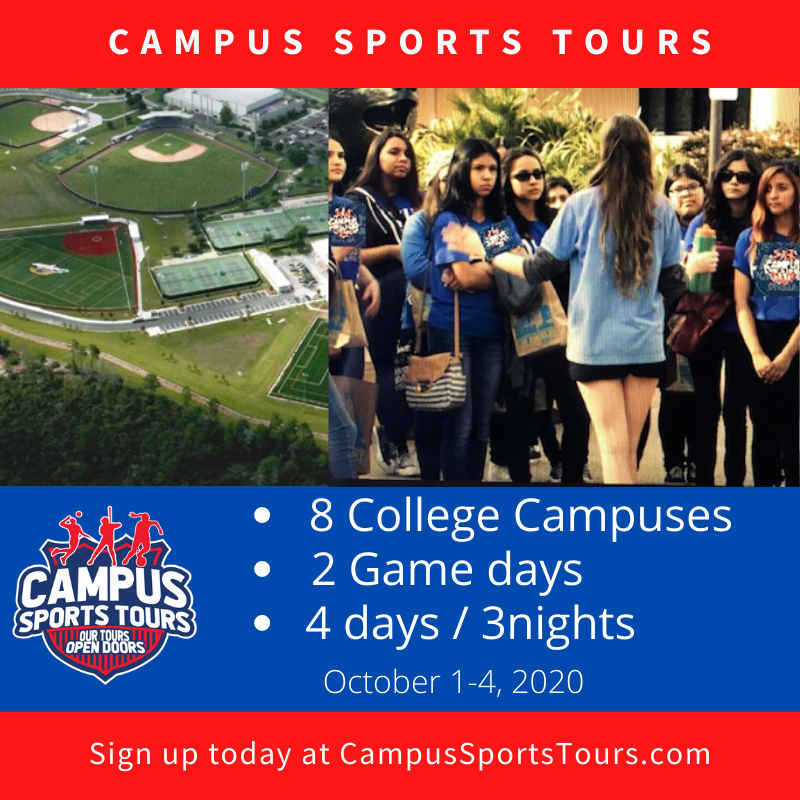 Campus Sports Tours | 12480 Countryside Terrace, Cooper City, FL 33330 | Phone: (954) 348-4924