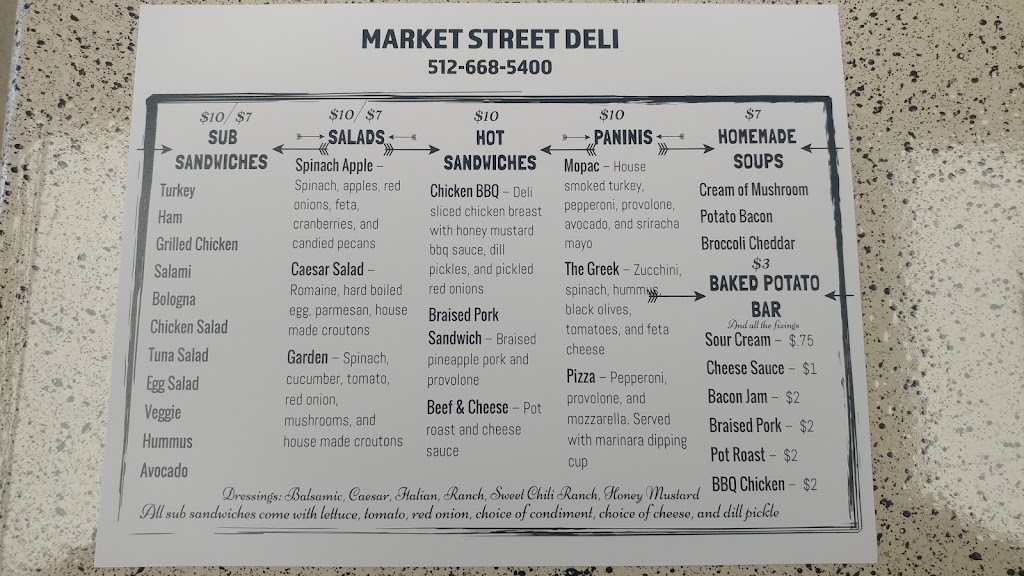 Sutton & Shelbys Market Street Deli | 102 E Market St, Lockhart, TX 78644, USA | Phone: (512) 668-5400