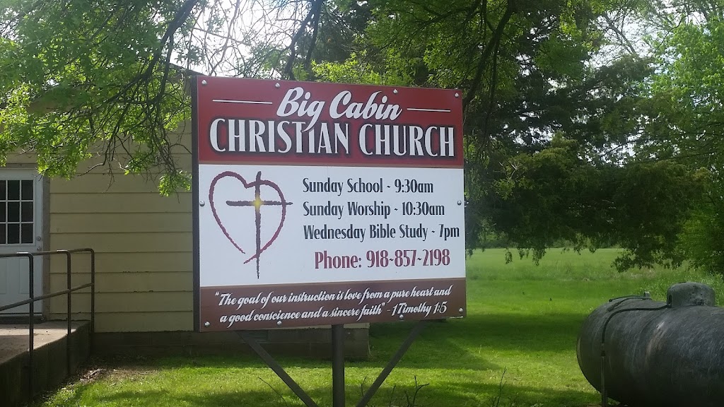 First Christian Church | 278 Main St, Big Cabin, OK 74332, USA | Phone: (918) 857-2198