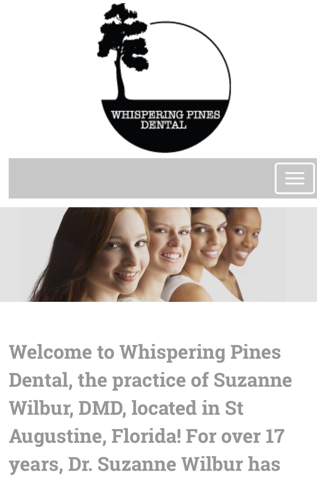 Whispering Pines Dental | 109 Nature Walk Pkwy UNIT 105, St. Augustine, FL 32092, USA | Phone: (904) 497-4343
