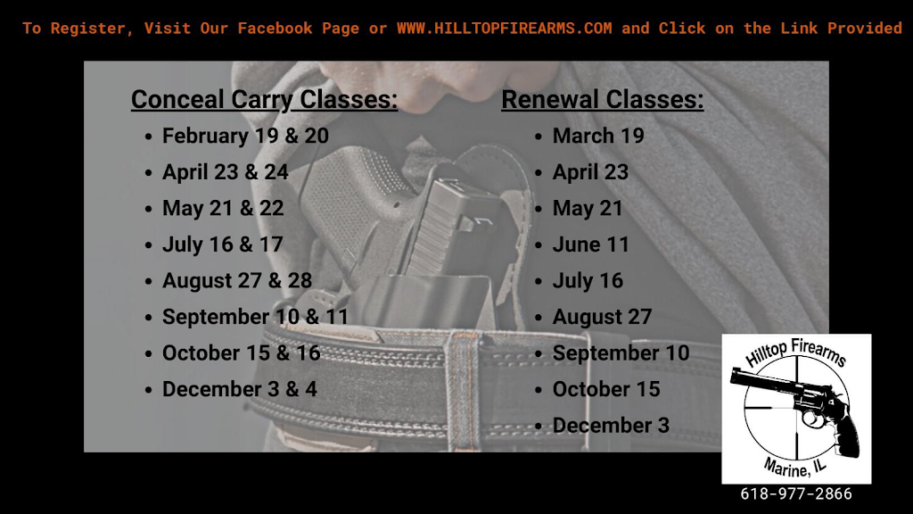 Hilltop Firearms & Ammo | 10961 Pocahontas Rd, Marine, IL 62061, USA | Phone: (618) 660-6216