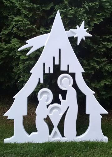 Nativity Tree | 3384 Sandalwood Ln, Cuyahoga Falls, OH 44223, USA | Phone: (330) 351-3064