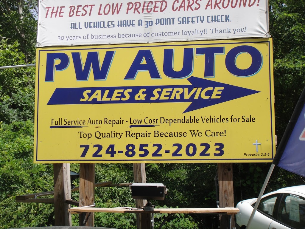 PW Auto Sales and Service | 387 Prison Rd, Waynesburg, PA 15370, USA | Phone: (724) 852-2023