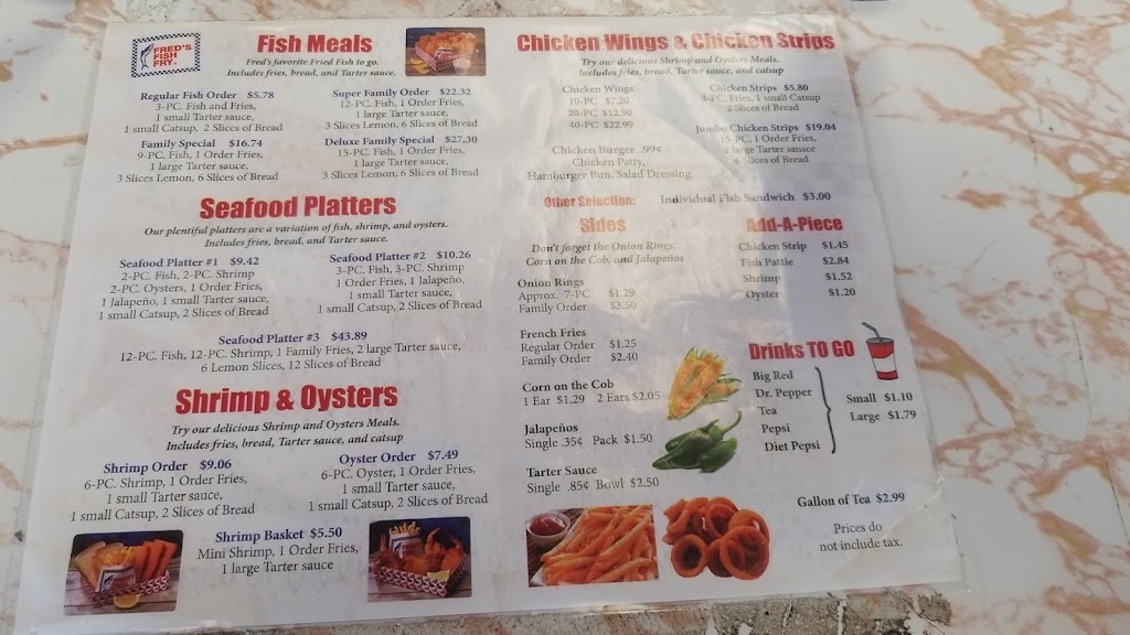 Freds Fish Fry | 3418 Culebra Rd, San Antonio, TX 78228, USA | Phone: (210) 432-4288