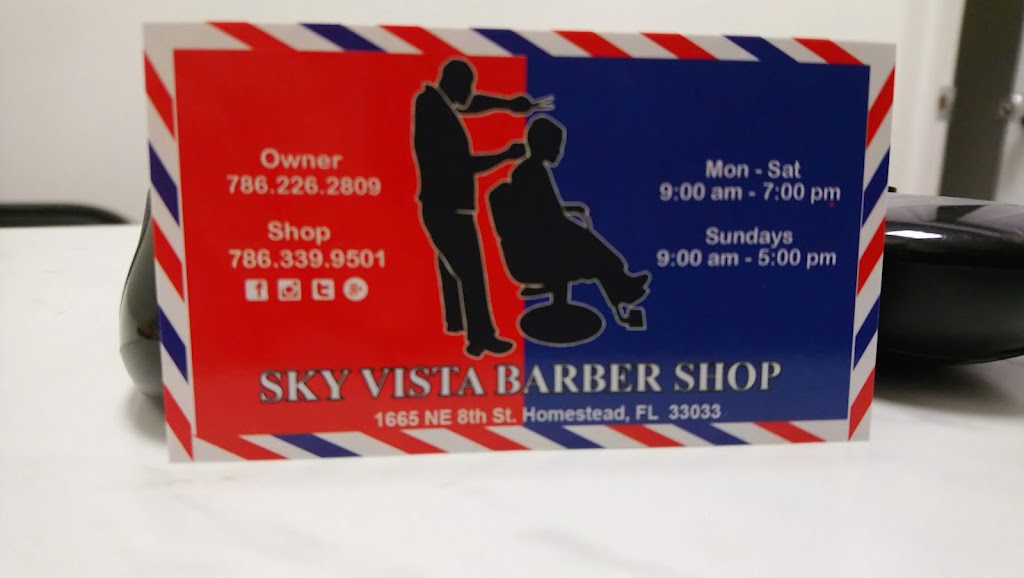 Sky Vista Barber Shop | 1665 NE 8th St, Homestead, FL 33033, USA | Phone: (786) 226-2809