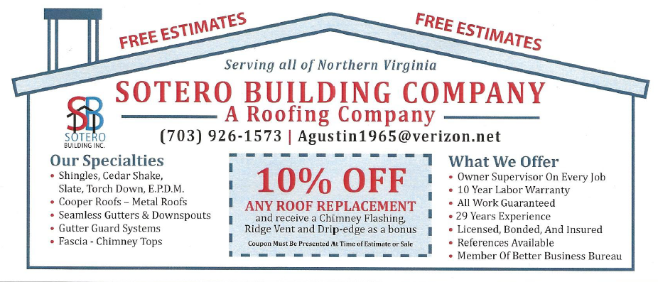 Sotero Building Co Inc. | 11820 Bradley Forest Rd, Manassas, VA 20112, USA | Phone: (703) 926-1573