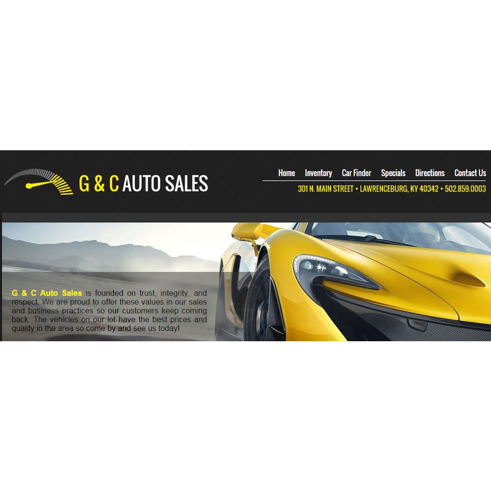 G & C Auto Sales & Detailing | 301 N Main St, Lawrenceburg, KY 40342, USA | Phone: (502) 859-0003