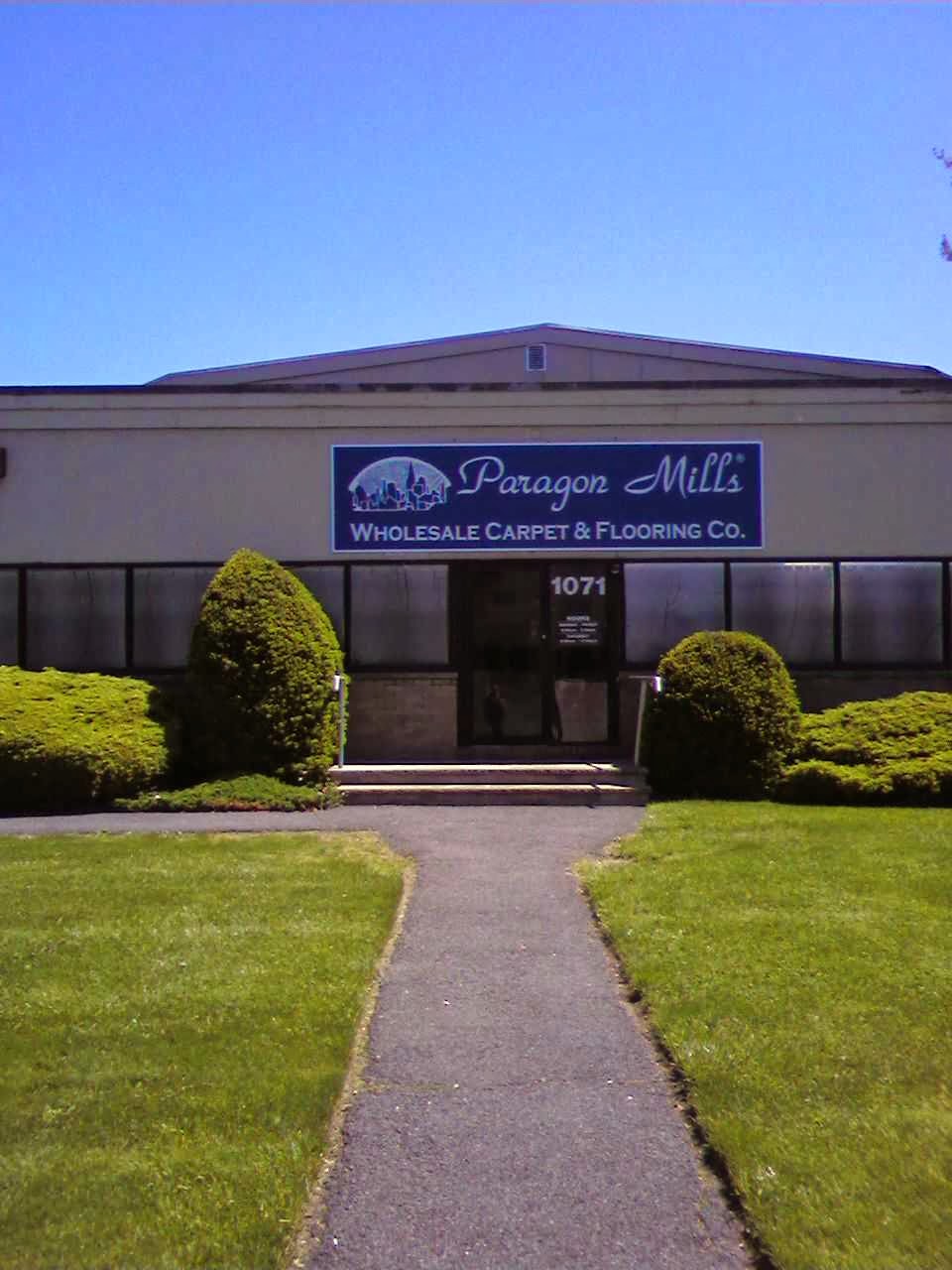 Paragon Mills Wholesale Carpet & Flooring Co. | 1071 Hudson St, Union, NJ 07083, USA | Phone: (908) 851-2600