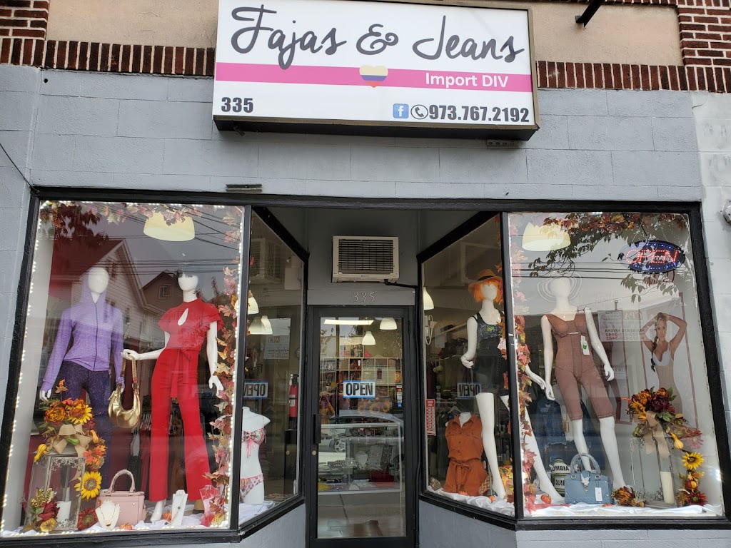 Fajas & Jeans Import DIV | 335 Lakeview Ave, Clifton, NJ 07011, USA | Phone: (973) 767-2192