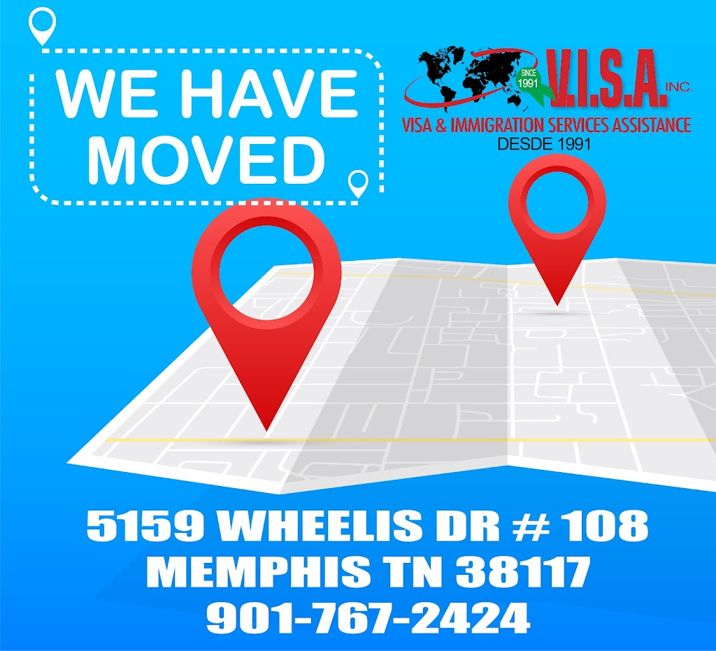 Visa & Immigration Services Assistance, Inc. | 5159 Wheelis Dr #108, Memphis, TN 38117, USA | Phone: (901) 767-2424
