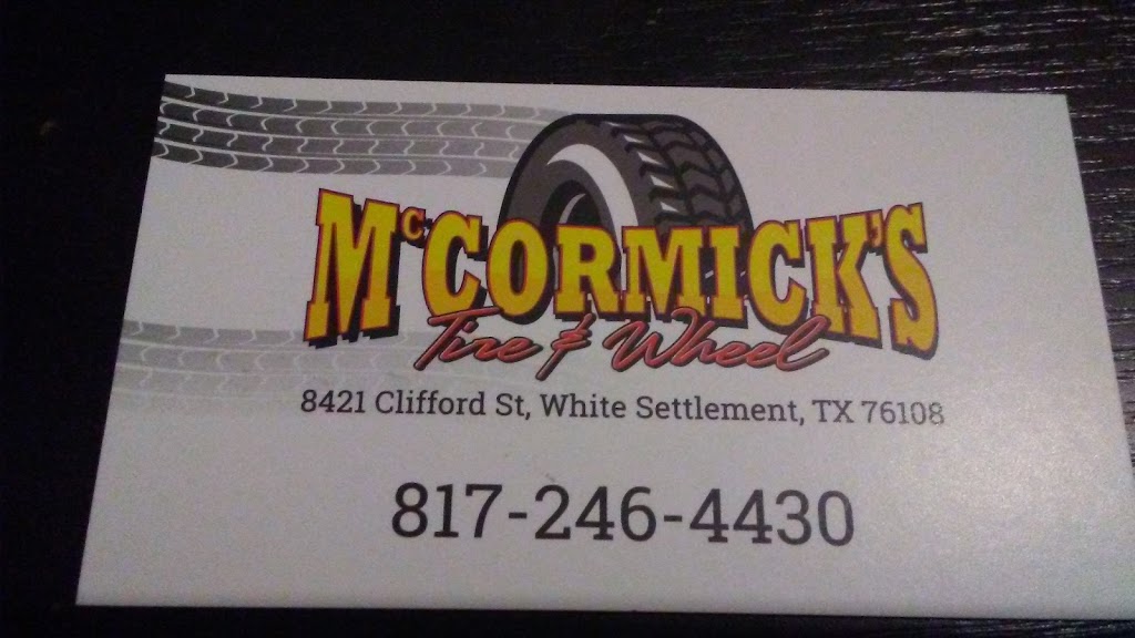 McCormick Tire Shop | 8421 Clifford St, Fort Worth, TX 76108, USA | Phone: (817) 246-4430