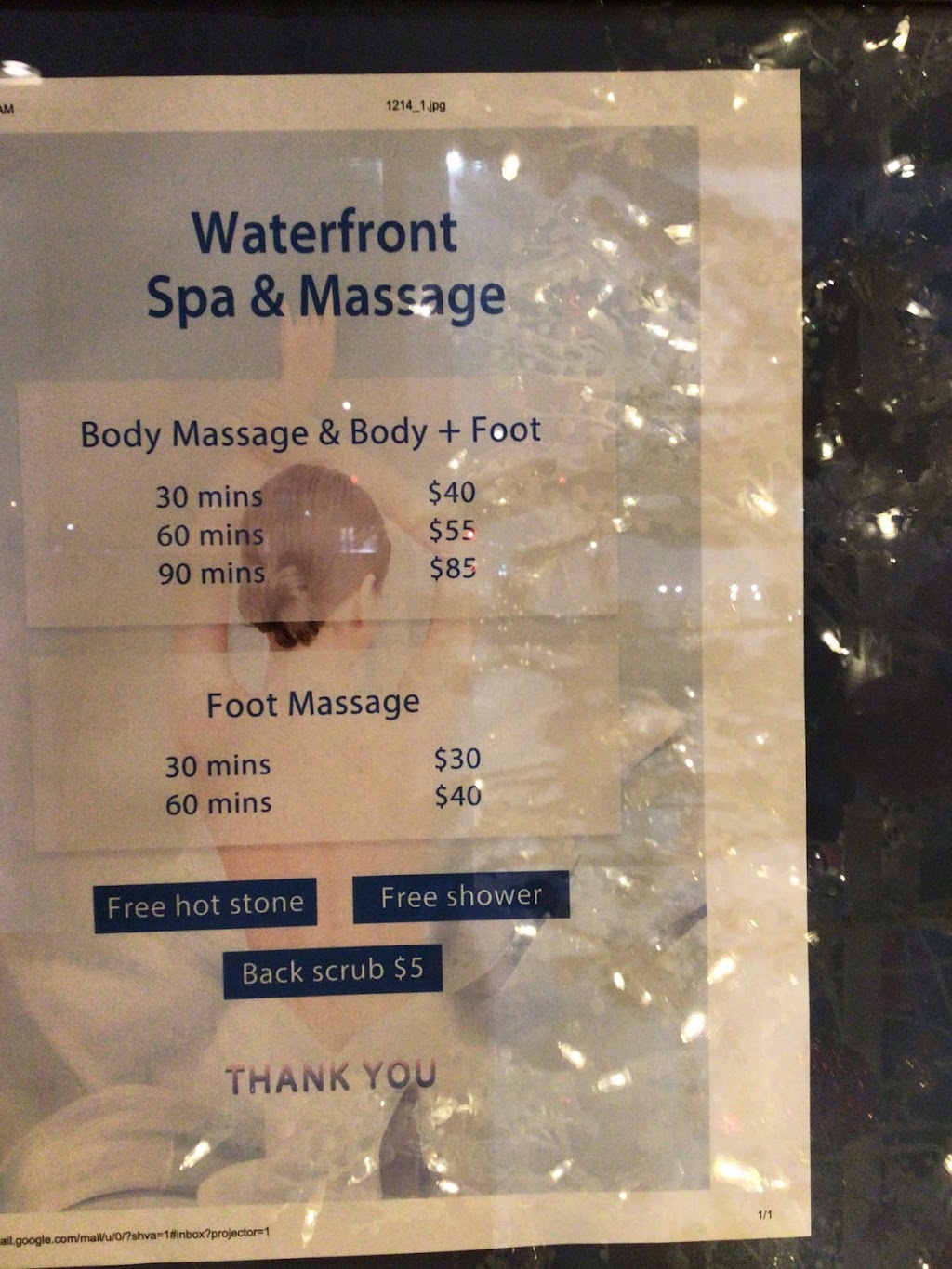 Waterfront Spa & Massage | 639 W Channel St # B, San Pedro, CA 90731, USA | Phone: (310) 831-6888
