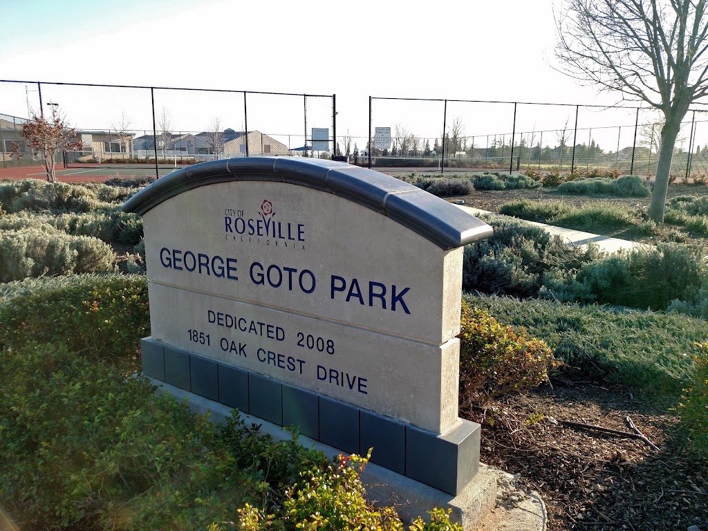 George Goto Park | 1851 Oak Crest Dr, Roseville, CA 95661, USA | Phone: (916) 774-5242