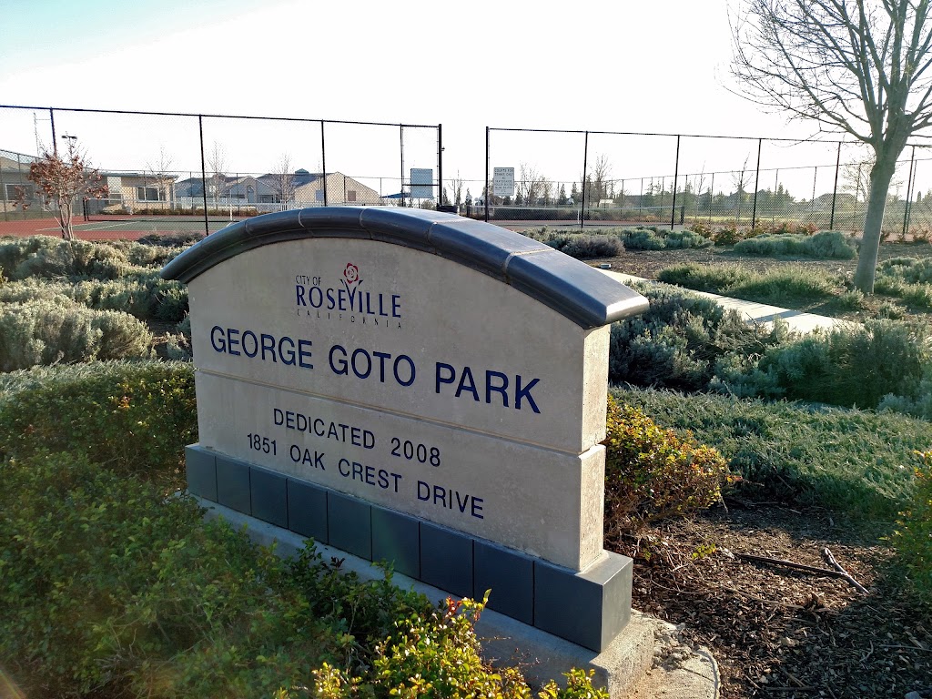 George Goto Park | 1851 Oak Crest Dr, Roseville, CA 95661, USA | Phone: (916) 774-5242 George Goto Park | 1851 Oak Crest Dr, Roseville, CA 95661, USA | Phone: (916) 774-5242