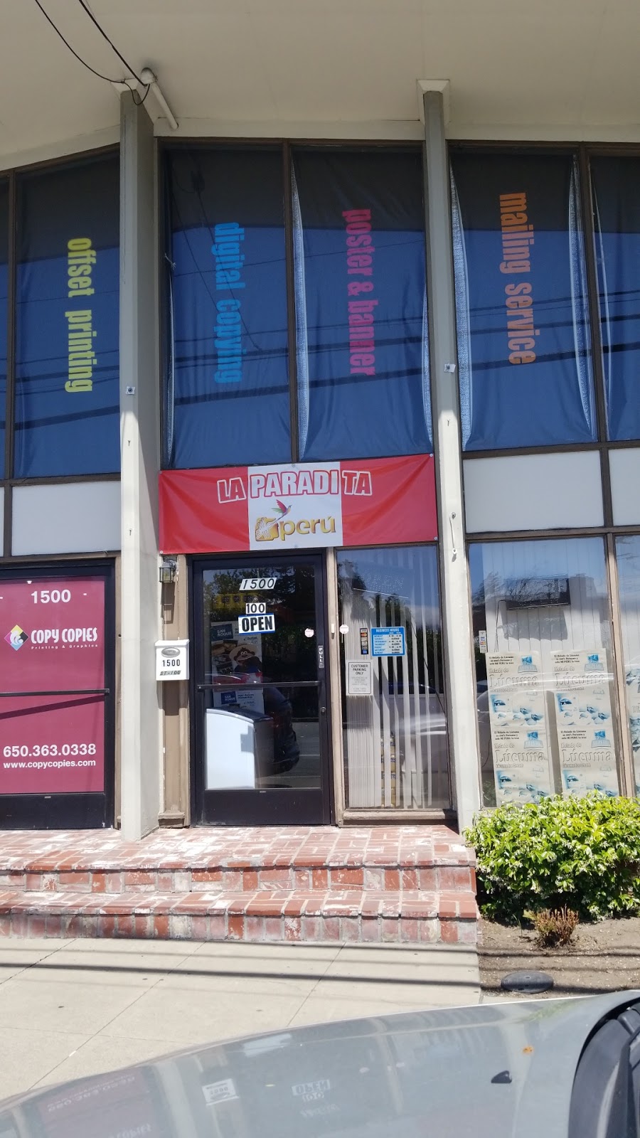 La Paradita Peru | 1500 Industrial Way, Redwood City, CA 94063, USA | Phone: (650) 679-8180