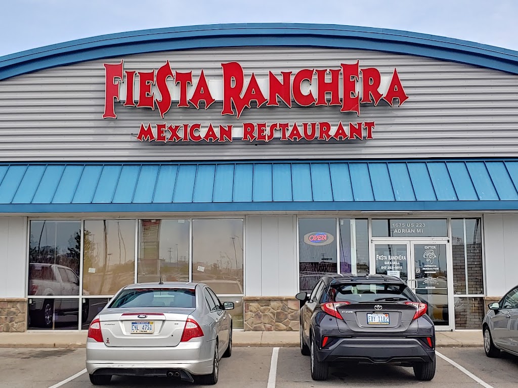 Fiesta Ranchera Mexican Restaurant | 1675 US-223, Adrian, MI 49221, USA | Phone: (517) 263-9815