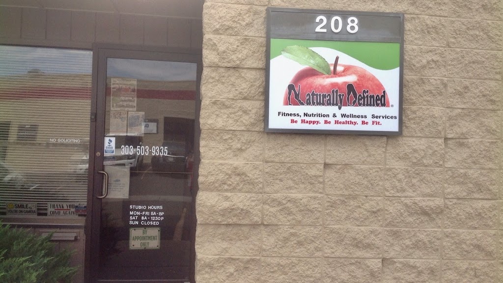 Naturally Defined Fitness, Nutrition & Wellness | 8200 E Pacific Pl #208, Denver, CO 80231, USA | Phone: (303) 503-9335